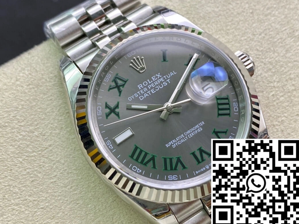 M126234-0045 Grey Factory 36MM Rolex EW Datejust Dial 0813